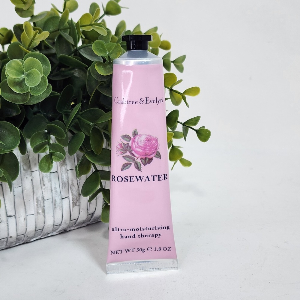 Crabtree & Evelyn Rosewater hand cream 1.8 oz / 50g ultra-moisturizing